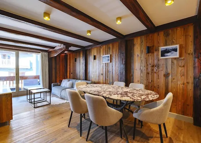 Luxury 70m2 Balcon Courchevel1850 Parking 公寓 谷雪维尔