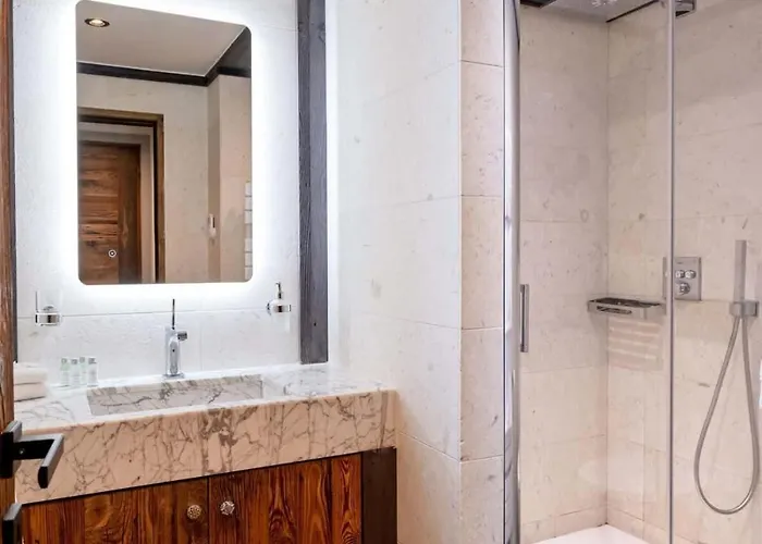 公寓 Luxury 70m2 Balcon Courchevel1850 Parking 谷雪维尔