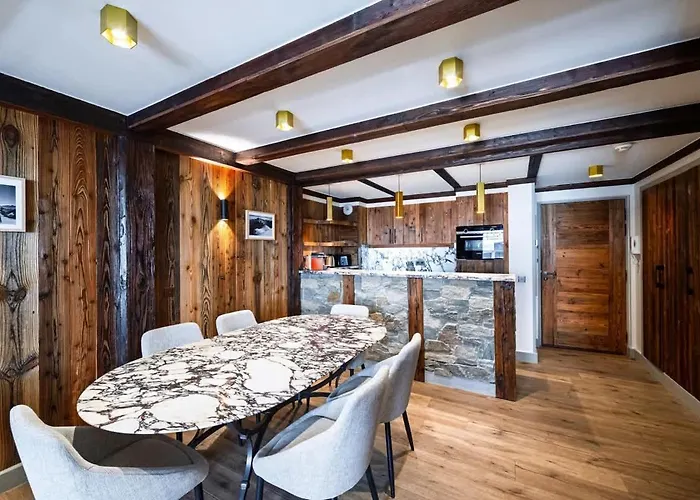 Luxury 70m2 Balcon Courchevel1850 Parking شقة *